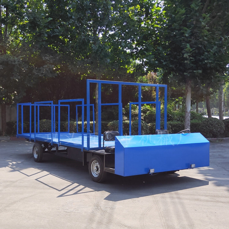 電動(dòng)平板車成為景區(qū)轉(zhuǎn)運(yùn)漂流船的好幫手