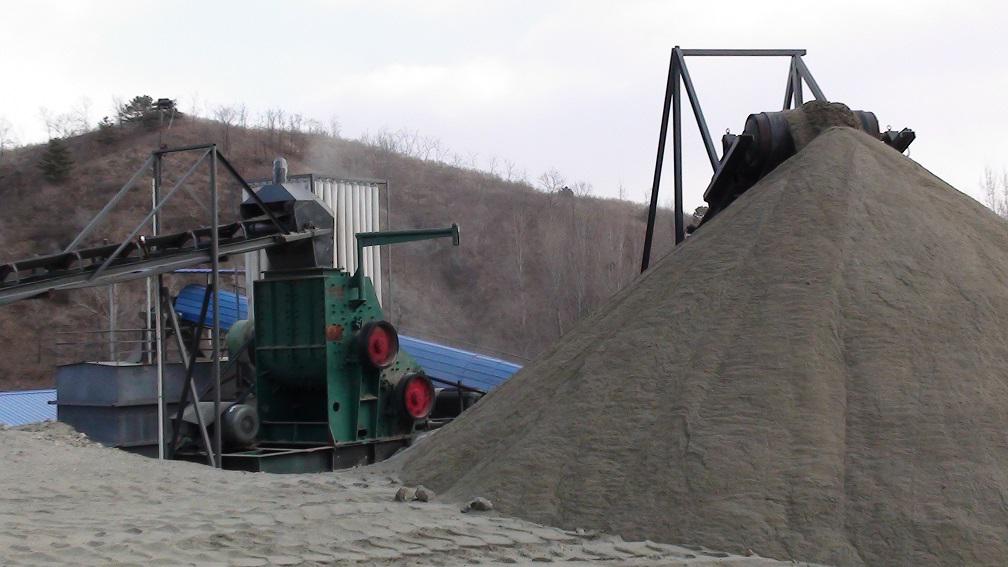 破碎機使用現(xiàn)場